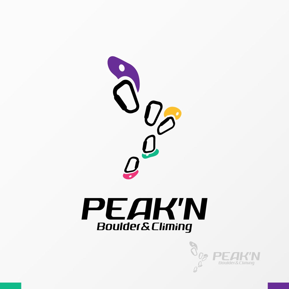 ボルダリング&クライミング施設「ボルダー&クライミング PEAK'N」のロゴ依頼