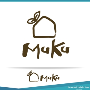 Innocent public tree (nekosu)さんの規格型住宅商品「MUKU（ムク）」のロゴへの提案