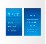 Design co.que (coque0033)さんの株式会社 K-fielDの名刺への提案