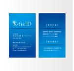 Design co.que (coque0033)さんの株式会社 K-fielDの名刺への提案