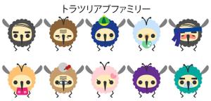 tome21 (tome21)さんの「トラツリアブ」のキャラクター制作　（近日中に商品化予定です）への提案