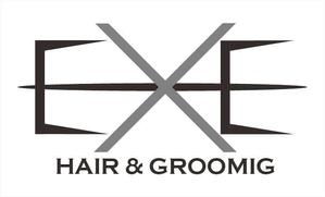 sametさんの「HAIR & GROOMING  EXE」のロゴ作成への提案