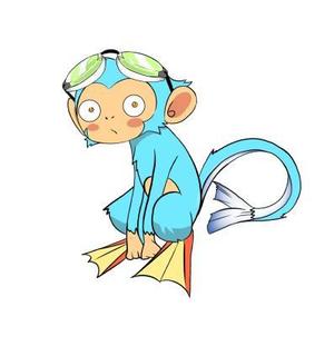 チーム山茶花 (kasane_6)さんの遠州の妖怪「川猿」キャラクターデザインへの提案