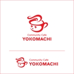 queuecat (queuecat)さんのコミュニティー　カフェ　「Commnunity Cafe YOKOMACHI」のロゴへの提案