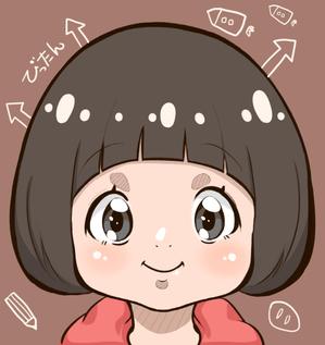 びっちゃん (bittan1201)さんの企業の宣伝キャラクターデザイン（芸能人のディフォルメイラスト）への提案