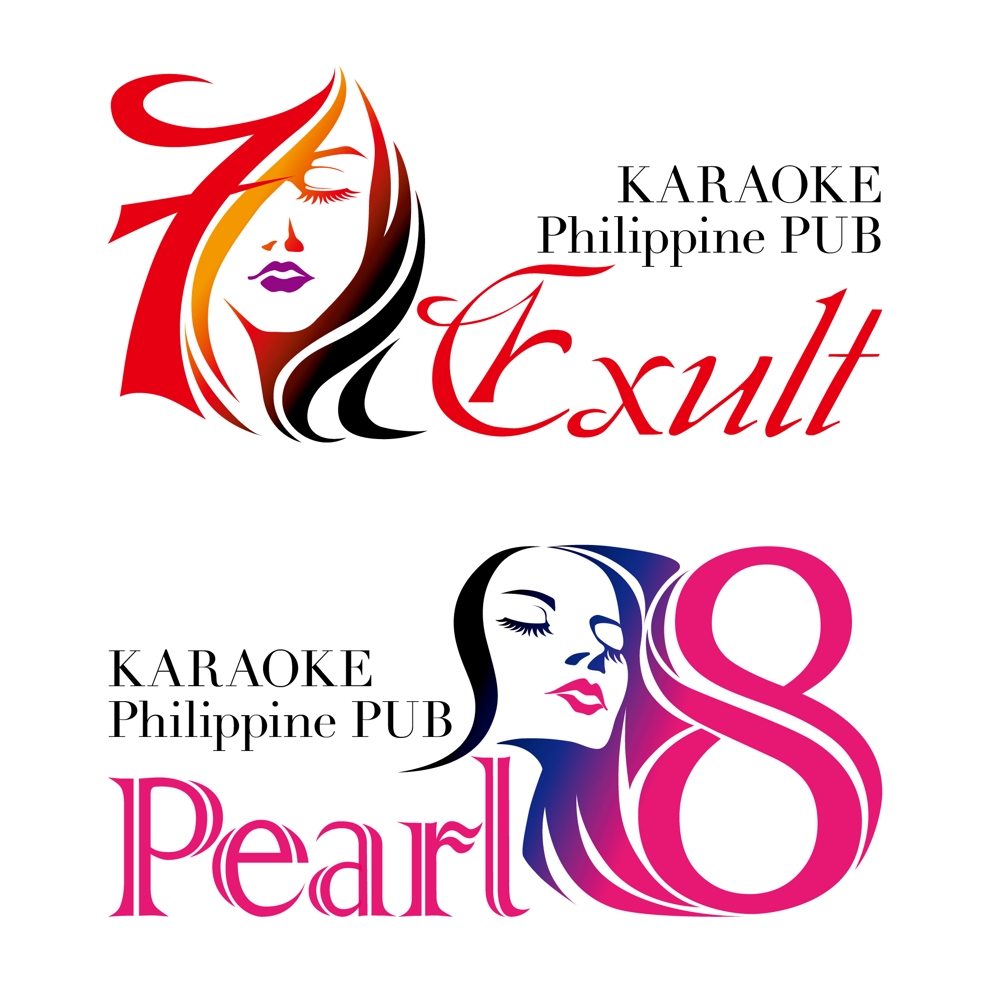 香港のフィリピンパブのロゴデザイン