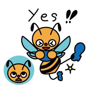 picchiさんのハチのキャラクターデザインへの提案