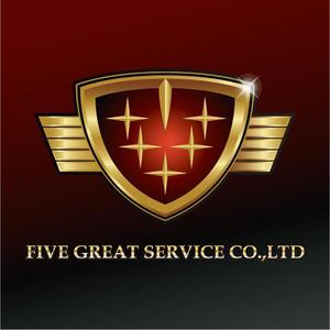 桜図案研究所 ()さんの「FIVE GREAT SERVICE CO.,LTD 」のロゴ作成への提案