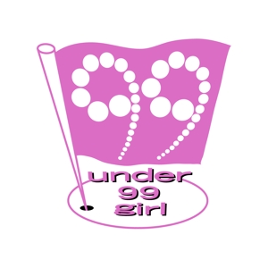 abi_sadaさんのゴルフアパレルブランド「under 99 gｉｒｌ」のワンポイントロゴ制作への提案