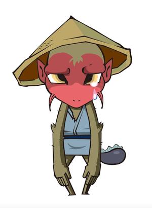 YamadaGraphix (yamadagraphix)さんの遠州の妖怪「川猿」キャラクターデザインへの提案