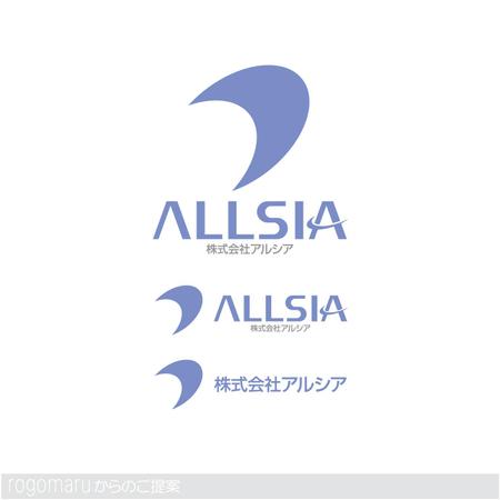 ロゴ研究所 (rogomaru)さんのＡＬＬＳＩＡ　　株式会社アルシア　のロゴ作成への提案