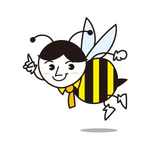 さんのハチのキャラクターデザインへの提案