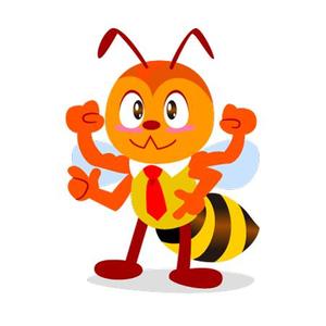 ima_gogo (ima_gogo)さんのハチのキャラクターデザインへの提案