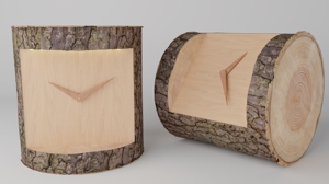 kaz00 (kaz00)さんの木製置き時計のデザインへの提案