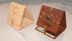 arnold (arnold)さんの木製置き時計のデザインへの提案
