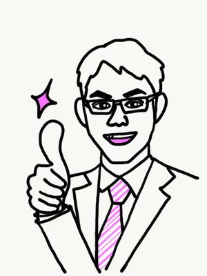 ushizaworld (ushizaworld)さんの営業名刺で使う似顔絵イラストへの提案