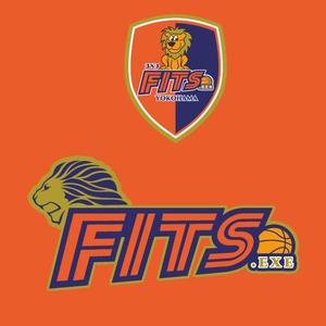 4S+D / フォーエス プラス ディー (4S_D)さんのプロバスケットボールチーム「FITS.EXE」のロゴ制作への提案