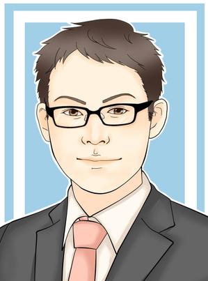 suzu0_0ki (suzu0_0ki)さんの営業名刺で使う似顔絵イラストへの提案