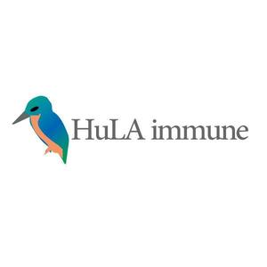 vDesign (isimoti02)さんの大学発バイオベンチャー　「HuLA immune Inc.」のロゴへの提案