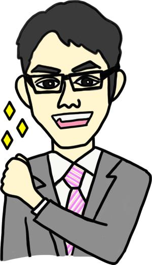 ushizaworld (ushizaworld)さんの営業名刺で使う似顔絵イラストへの提案