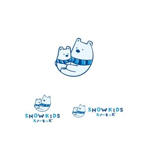 ktworks ()さんの新規法人 「スノーキッズ」のロゴへの提案