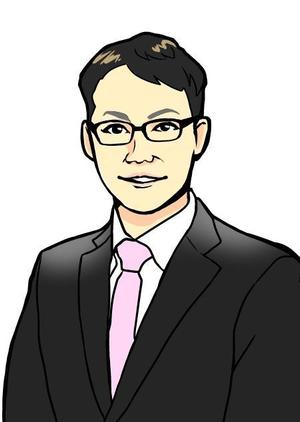 しまかど (simadayo)さんの営業名刺で使う似顔絵イラストへの提案