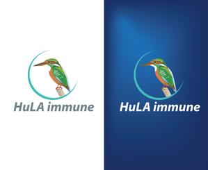 IandO (zen634)さんの大学発バイオベンチャー　「HuLA immune Inc.」のロゴへの提案