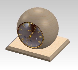 futo (futo_no_jii)さんの木製置き時計のデザインへの提案