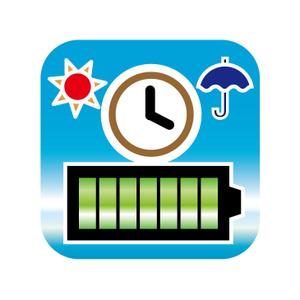 Keity ()さんのiPhoneアプリのアイコン制作 : 電池予報への提案