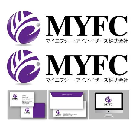 King Jさんの事例 実績 提案 不動産投資会社 マイエフシー アドバイザーズ株式会社 のロゴ 頭文字のmyfcをモ クラウドソーシング ランサーズ