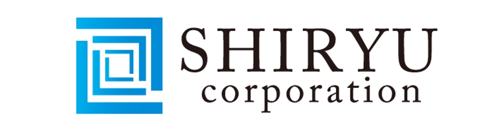 「SHIRYU Corporation （デザイン合わなければCorporationは無くても大丈夫です）」のロゴ作成