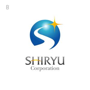 miru-design (miruku)さんの「SHIRYU Corporation （デザイン合わなければCorporationは無くても大丈夫です）」のロゴ作成への提案