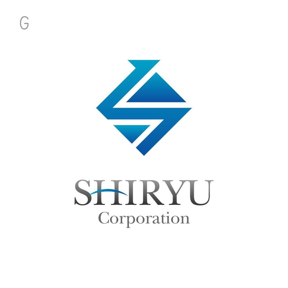 「SHIRYU Corporation （デザイン合わなければCorporationは無くても大丈夫です）」のロゴ作成