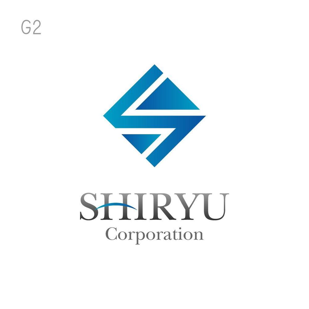 「SHIRYU Corporation （デザイン合わなければCorporationは無くても大丈夫です）」のロゴ作成