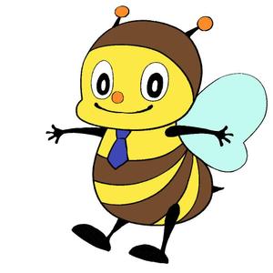 ぺたこ (petako_K)さんのハチのキャラクターデザインへの提案