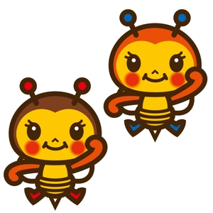 THE_watanabakery (the_watanabakery)さんのハチのキャラクターデザインへの提案