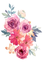 深野にこみ (n_fukano)さんのロマンティックな花のイラストへの提案