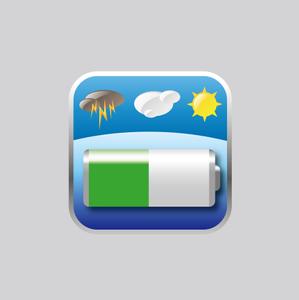poorman (poorman)さんのiPhoneアプリのアイコン制作 : 電池予報への提案