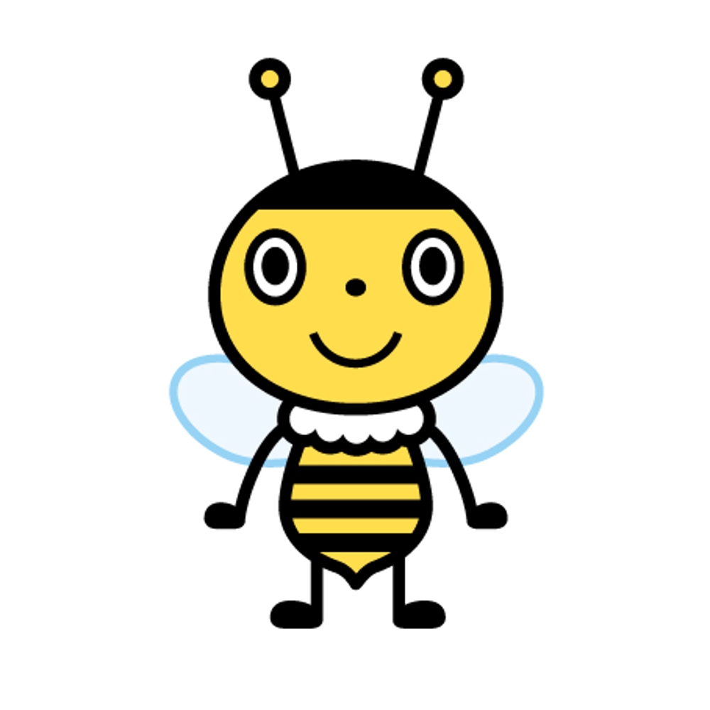ハチのキャラクターデザイン