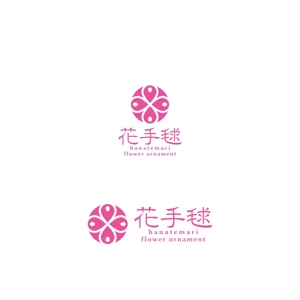 Yolozu (Yolozu)さんの和装髪飾りブランド「花手毬」のロゴへの提案