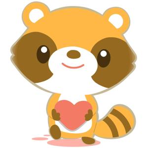 E.crayon (yuuuuuu_ecolibra)さんのあらいぐまのキャラクターデザインへの提案
