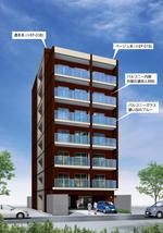 DESIGN DIVE (mstk0711)さんの新築マンション　外壁　カラーコーディネートのみへの提案