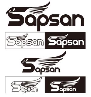 松本トシユキ (tblue69)さんのアパレルショップサイト「Sapsan」のロゴデザインへの提案