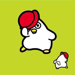 ペコ美 (pekomi)さんの「マイケルこっこの手羽先」…帽子に片手をやりながら、ムーンウォークをしている鶏(ニワトリ)のイメージへの提案
