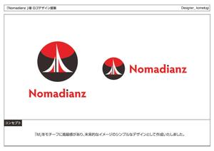 kometogi (kometogi)さんのスポーツブランド「Nomadianz 」のロゴ作成への提案