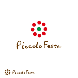 nekofuさんのイタリアン居酒屋「PICCOLO FESTA」のロゴへの提案
