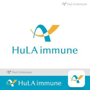 カタチデザイン (katachidesign)さんの大学発バイオベンチャー　「HuLA immune Inc.」のロゴへの提案