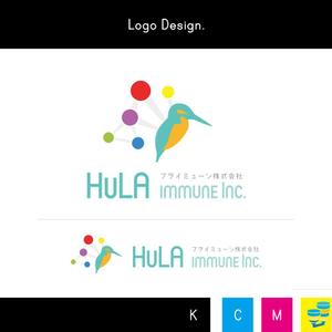 ごんぞー (genki0612)さんの大学発バイオベンチャー　「HuLA immune Inc.」のロゴへの提案