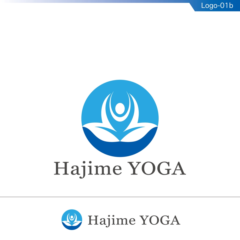ヨガスタジオ「Hajime YOGA」のロゴ