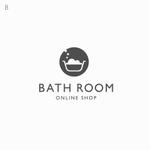 designdesign (designdesign)さんのお風呂グッズのショップサイト「BATH ROOM」のロゴへの提案